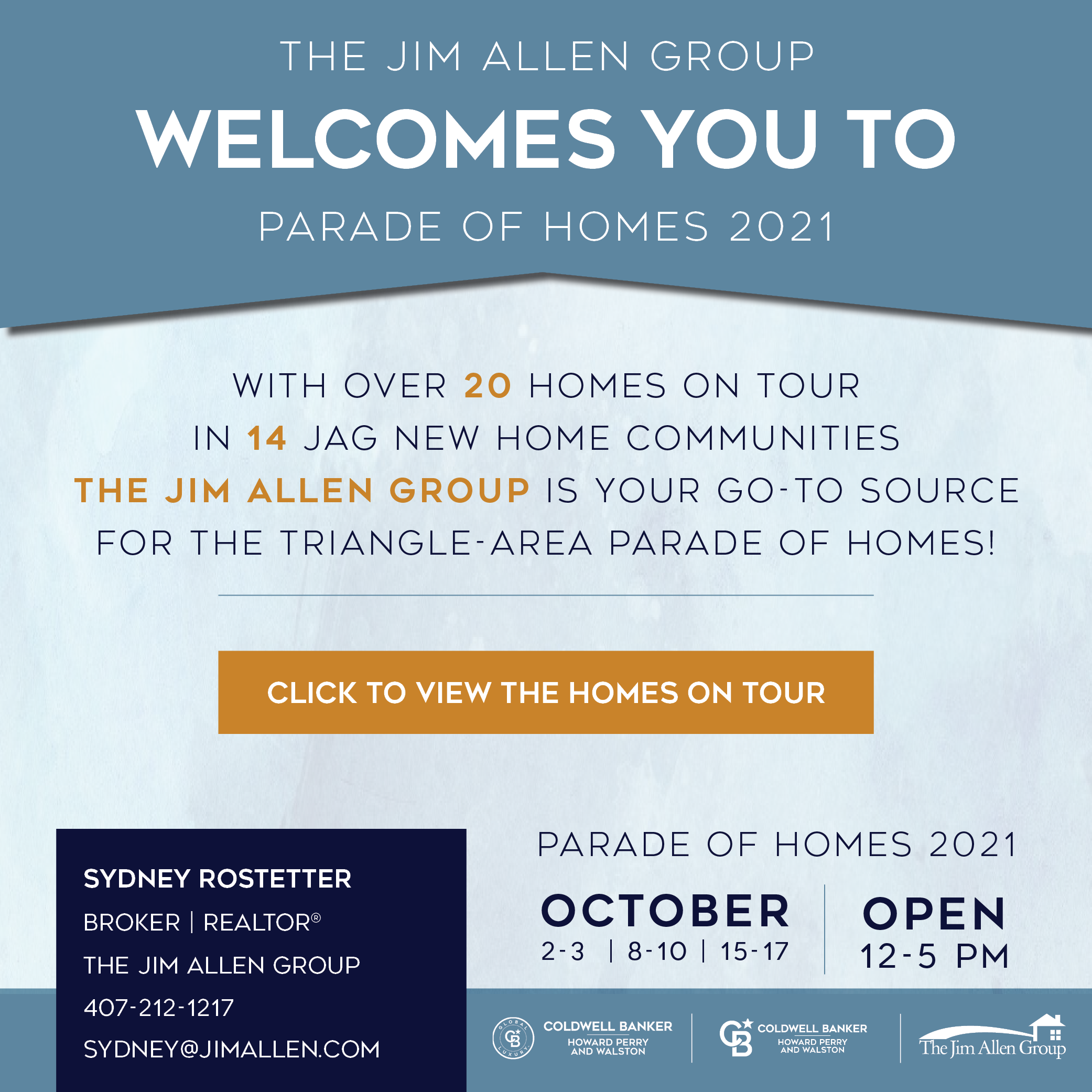 Sydney Rostetter | Parade of Homes 2021 | The Jim Allen Group