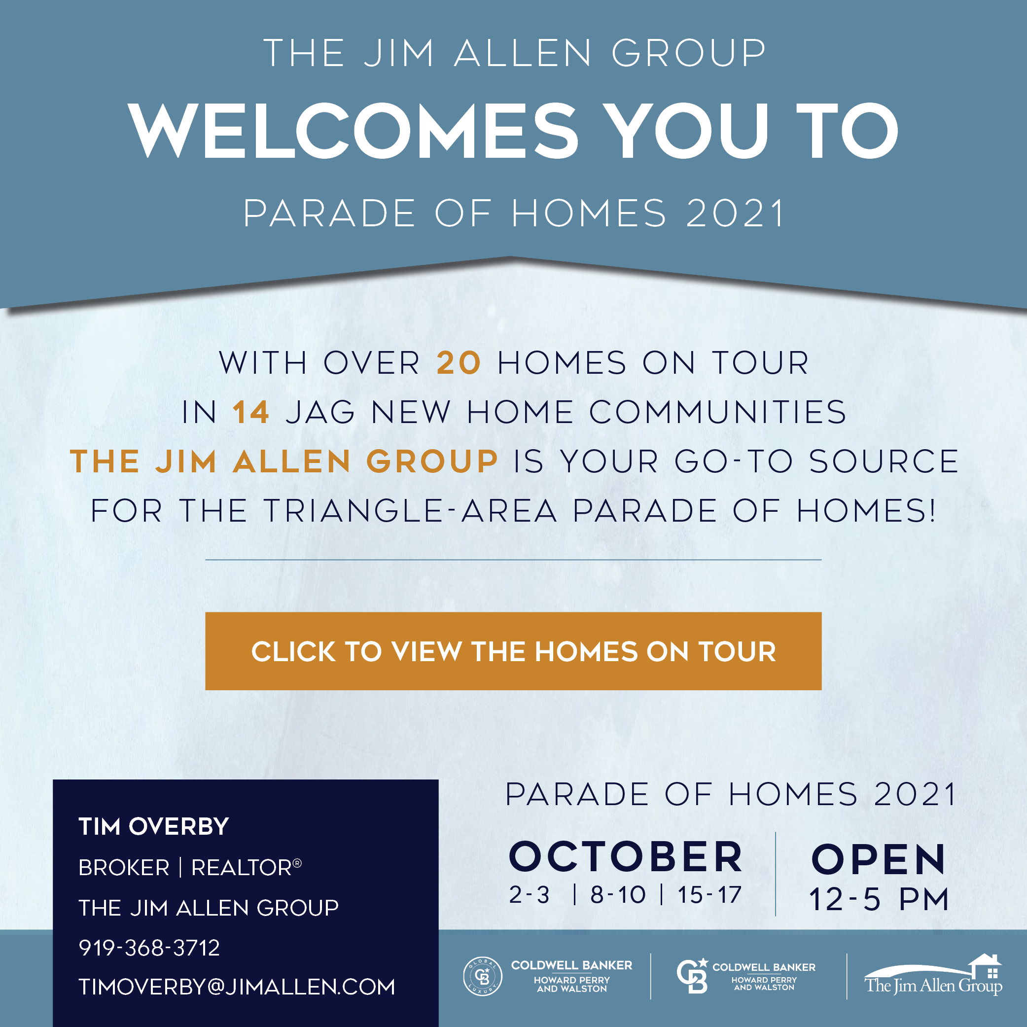 Tim Overby | Parade of Homes 2021 | The Jim Allen Group